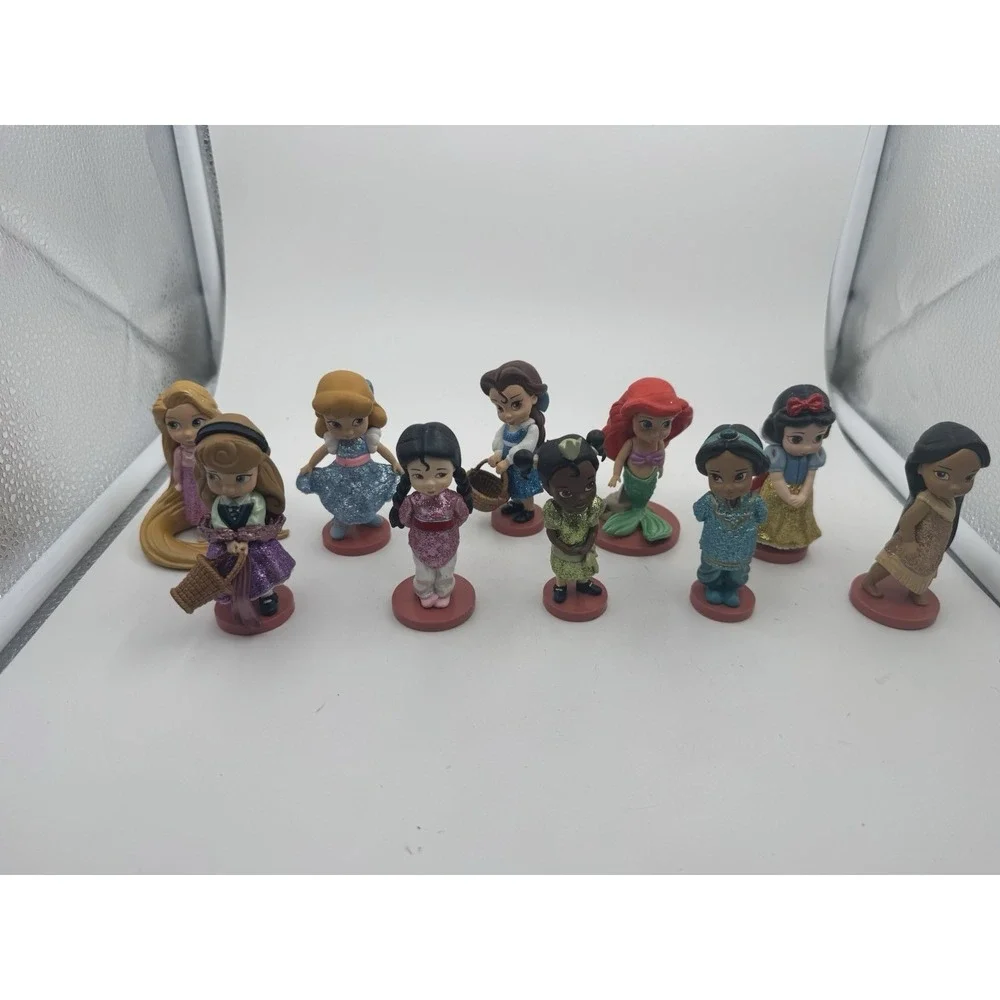 Lot of 11 Disney Princesses Animators Ariel Rapunzel Aurora Cinderella Jasmine
